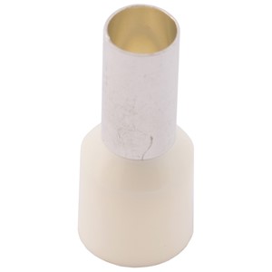 SWA 16-12IBLF/T Insulated Bootlace Ferrule Ivory <BR>16mm² (Pack Qty 100)