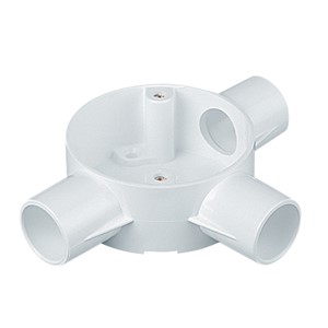 MT 3MRB5WH Tee Circular Box 25mm White