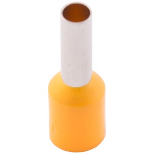 SWA 4.0-9IBLF/T Insulated Bootlace Ferrule Orange 4.0mm² (Pack Qty 100)