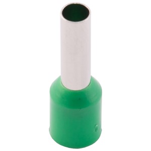 SWA 6.0-12IBLF/T Insulated Bootlace Ferrule Green 6mm² (Pack Qty 100)