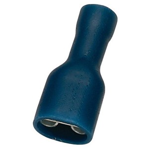 SWA 63BFPT Push-On Female Terminal <BR>1.5-2.5mm Blue Insulated 6.3x0.8mm (Pack Qty 100)