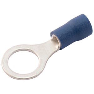 SWA 65BER Ring Terminal<BR> 1.5-2.5mm Blue Inslated 6.5mm Stud Hole <BR>(Pack Qty 100)