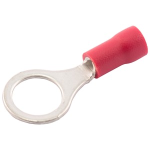 SWA 65RER Ring Terminal<BR> 0.5-1.5mm Red Inslated 6.5mm Stud Hole<BR> (Pack Qty 100)