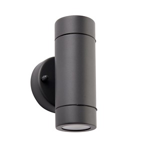 Saxby 94792 Palin 2lt wall IP44 Anthracite Grey