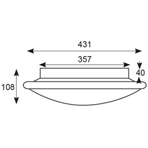 Ansell AECLED/CH/CCT/M3 Lumin LED CCT Chrome