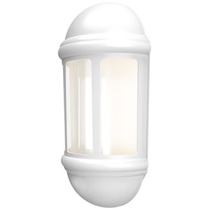 Ansell ALHLLED/PC/WH Latina Half Lantern Photocell White LED 8W