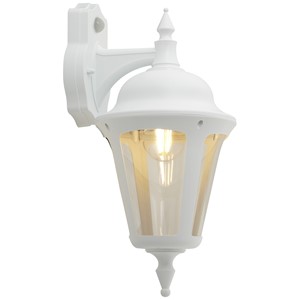 Ansell ALWL/PIR/WH Latina E27 Wall Lantern White