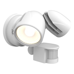 Ansell AZEKER/WH/PIR LED Floodlight 25W