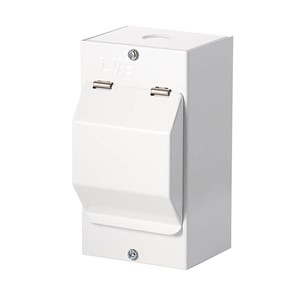 Liveelec EMCU2-A <BR>2 Way IP40 Metal Enclosure With Lid