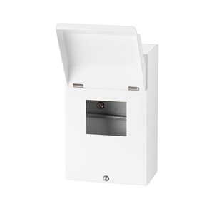 Liveelec EMCU4-A <BR>4 Way IP40 Metal Enclosure With Lid