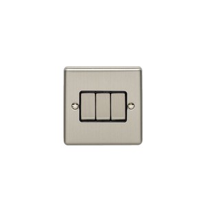 Eurolite EN3SWSSB Switch 3G 2 Way 10A