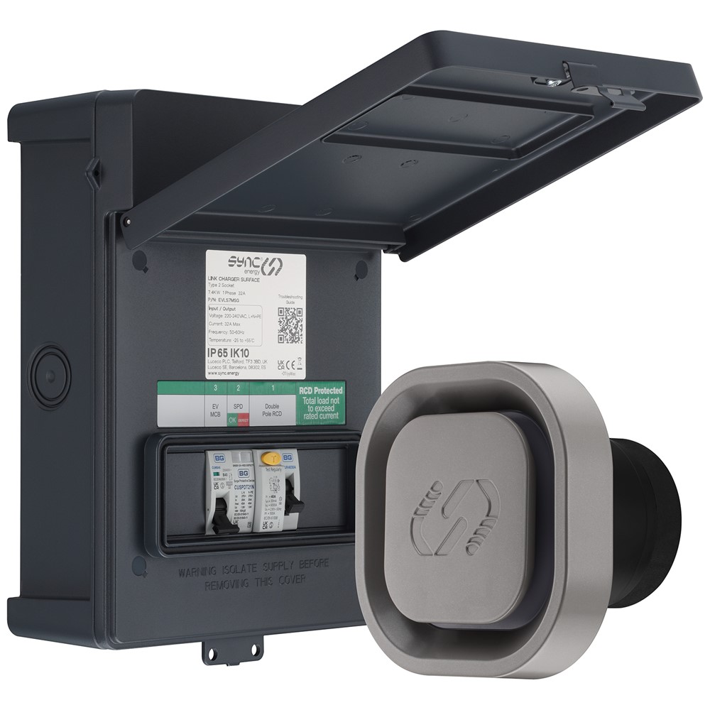 BG EVLR7MSG-01<BR> EV Charger 7.4kW Slv