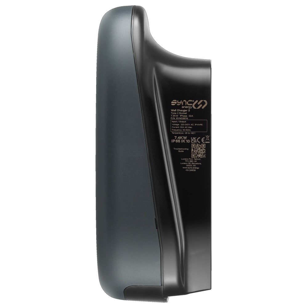 BG EVWC2S7GG-01<BR> EV Charger Mode 3 7.4kW