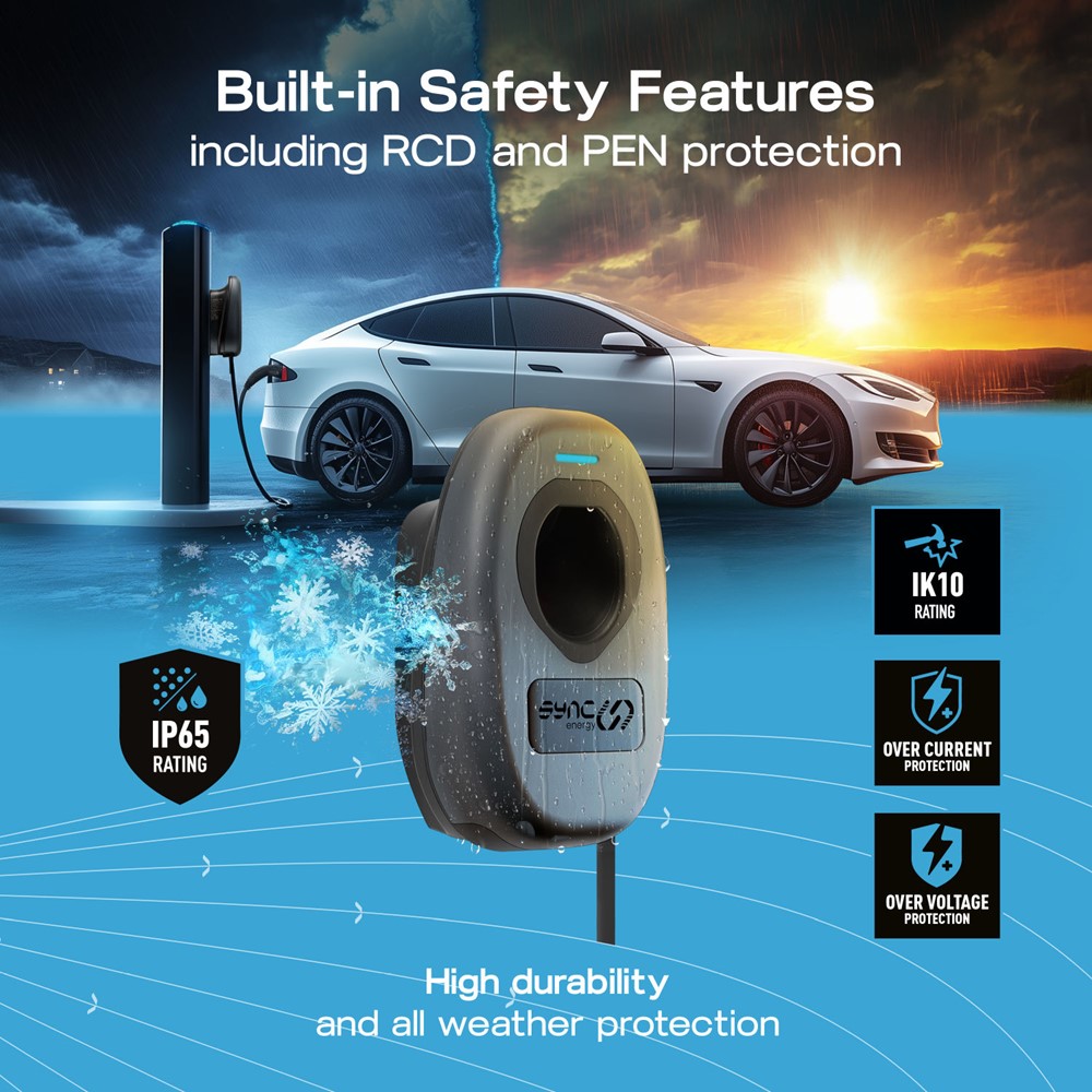 BG EVWC2T7G-01<BR> EV Charger Mode 3 7.4kW