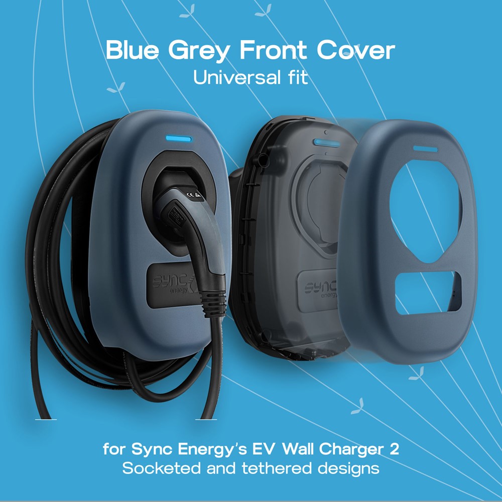 BG EVWC2TPBG-01<BR> EV Charger Trim <BR>Blue Grey
