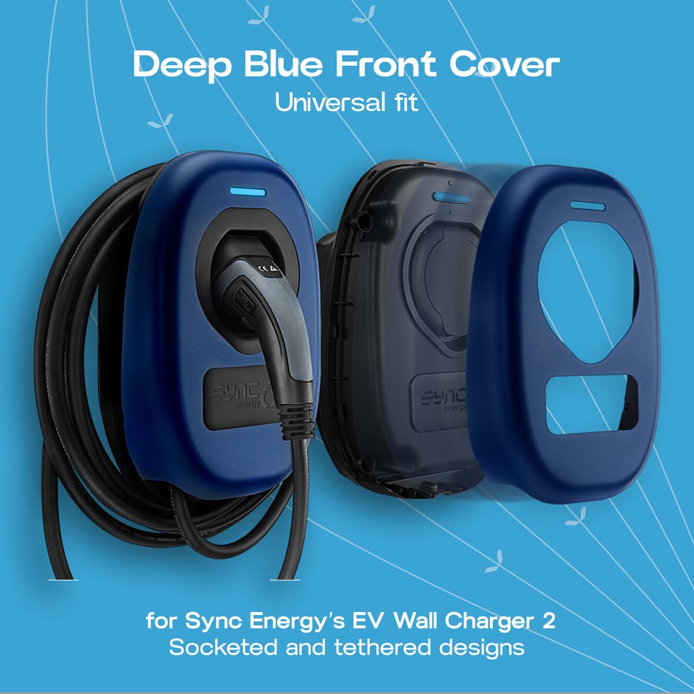 BG EVWC2TPDB-01<BR> EV Charger Trim<BR> Deep Blue