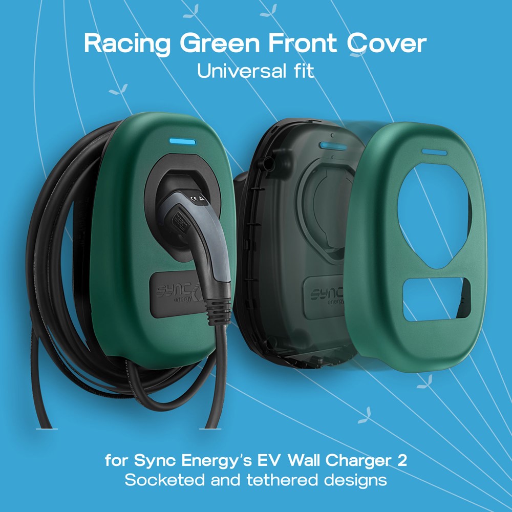 BG EVWC2TPRG-01 <BR>EV Charger Trim<BR> Racing Green