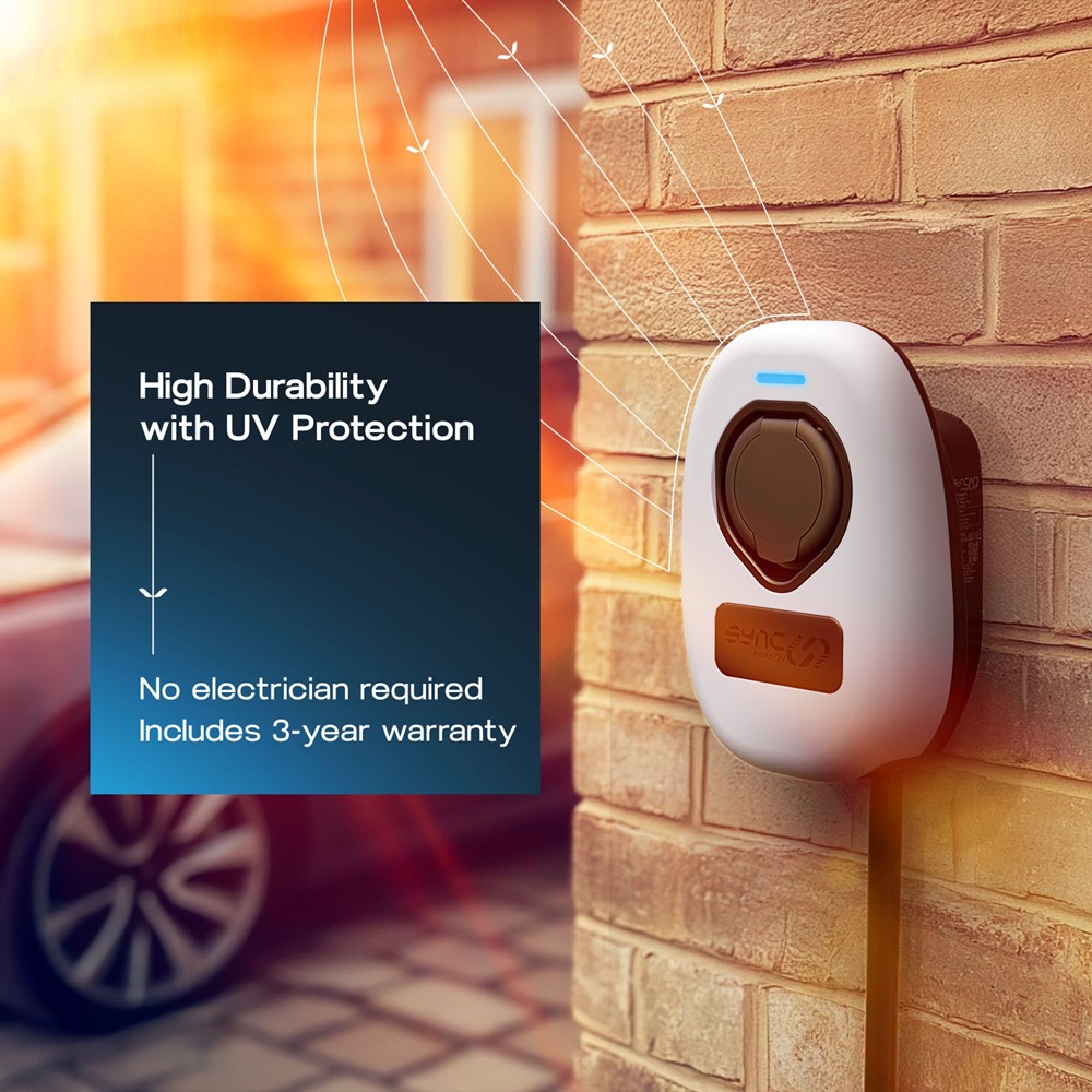 BG EVWC2TPTW-01<BR> EV Charger Trim<BR> Traffic White