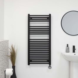 Ecostrad FE-IQ-12-4A Fin-E Towel Rail 400W Anthracite WiFi Control