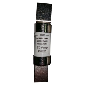 Deligo FNS25<BR> HRC Fuse F1 Type BS88<BR> 25A