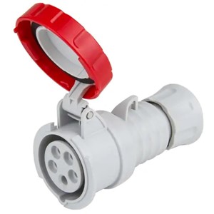 Gewiss GW63021H<BR> Connector<BR> 3P+N+E 63A 415V 6h