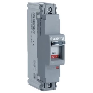 Hager HHA030Z<BR> MCCB SP 32A 25kA