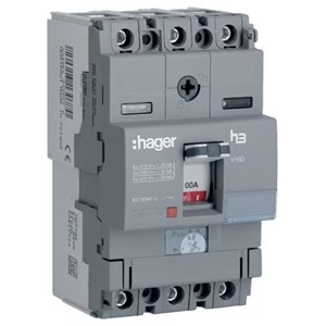 Hager HHA100U<BR> MCCB TP 100A 25kA
