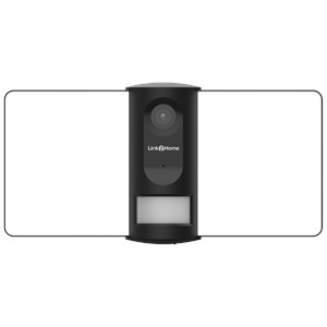 Link2 L2H-FLOODCAM2BK 2K 4MP Smart Floodlight with Camera and Sensors Black