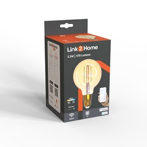 Link2 L2HFE27L6W I/Dr WiFi Lamp E27 Fil