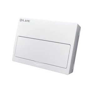 Liveelec LSMC06/100 <BR> 4 Useable Ways, Metal Clad Consumer Unit with 100A DP Isolator