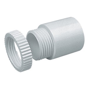 MT MA7WH Male Adaptor 20mm White
