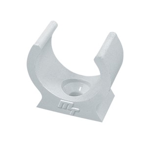 MT MMC3WH Round U Clip 25mm White