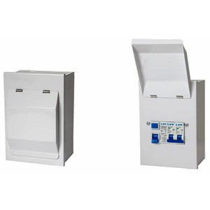 Liveelec MMGU63632<BR> Garage Unit 4 Way<BR>with 63A RCD and 6A & 32A MCB's