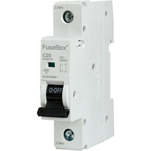 FuseBox MT06C201<BR>MCB SP Type C 20A 6kA