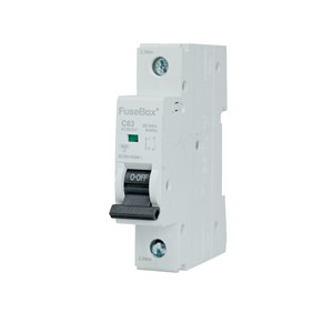 FuseBox MT06C631<BR> MCB SP Type C 63A 6kA