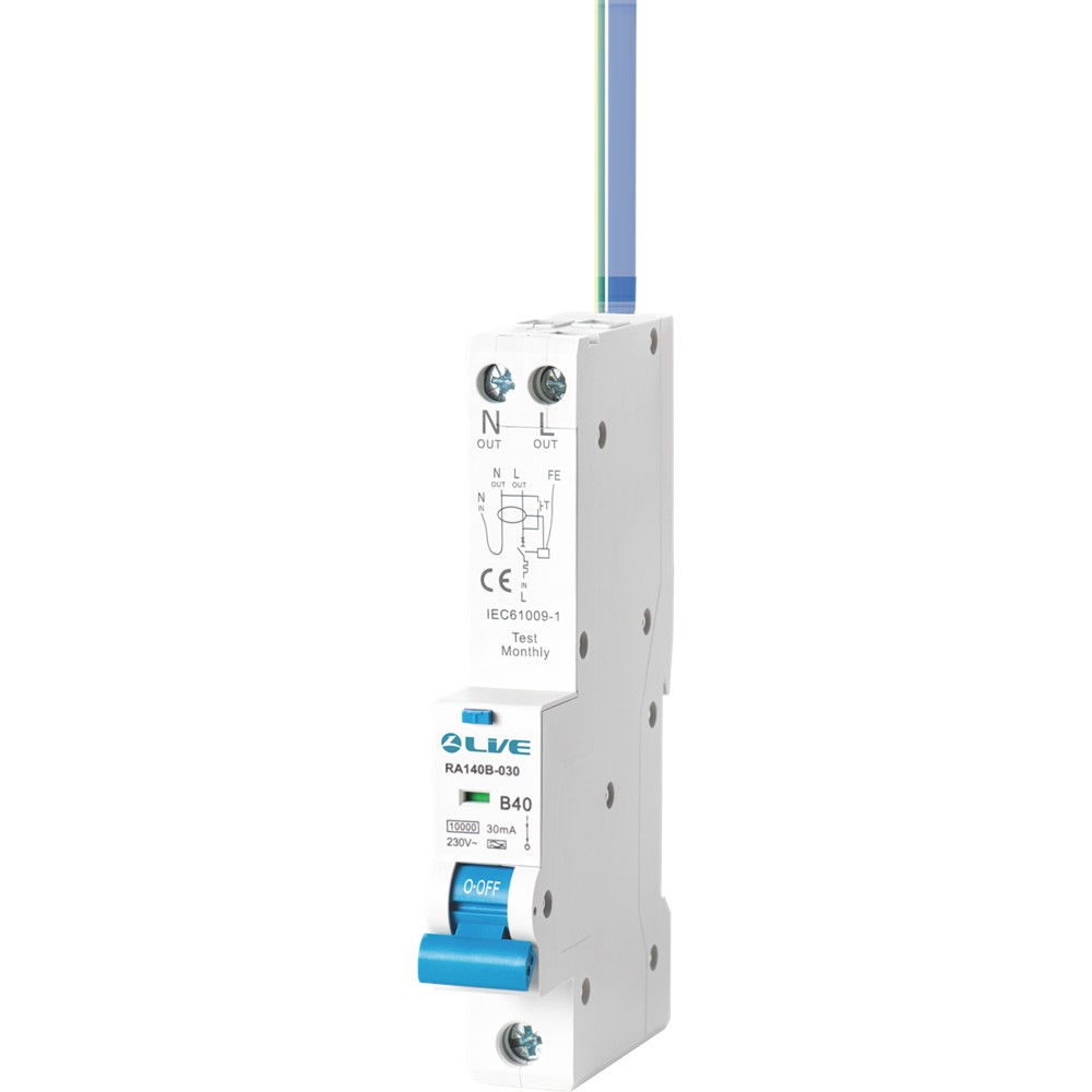 Liveelec RA163C-030 <BR>Type A RCBO <BR>63A 30mA 10ka C Curve  