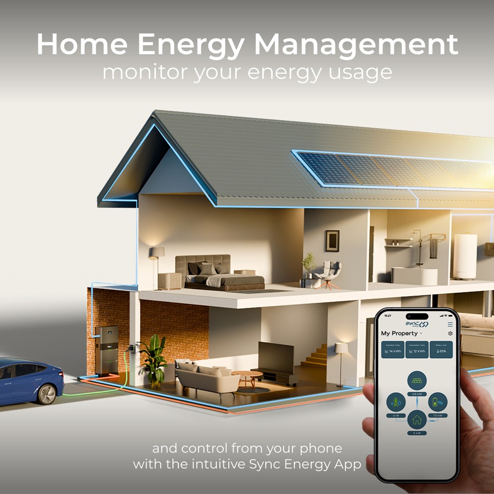 Upgrade your home energy setup with the Sync Energy Flow 3.6kW all-in-one system with dual batteries (SEF1A36G2). Designed for efficient solar storage, this compact solution combines inverter and battery technology to maximise self-consumption, reduce energy bills, and provide reliable backup power. Ideal for UK homes seeking a scalable, easy-to-install energy storage system with intelligent energy management and high performance.