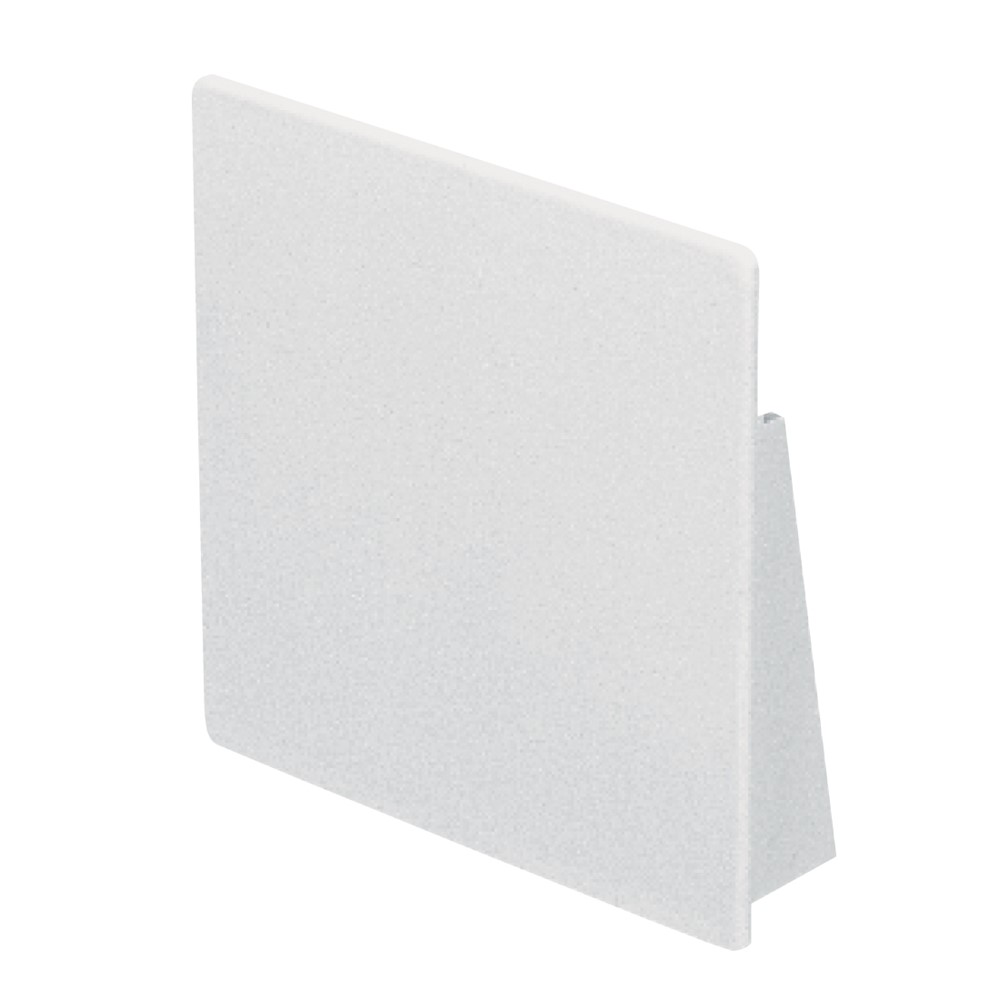 MT TECS100WH End Cap 100x100mm White