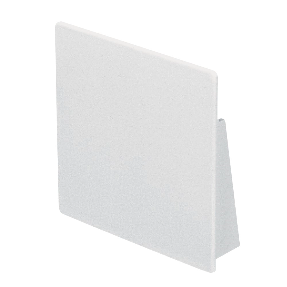 MT TECS100/50WH End Cap 100x50mm White