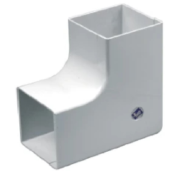 Marshall Tufflex TFAS75MWH Flat Bend 90° 75x75mm