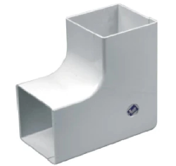 Marshall Tufflex TFAS75MWH Flat Bend 90° 75x75mm