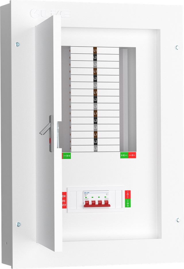 Liveelec TPN10-125 <BR>Distribution Board TP&N<BR> 10 Ways