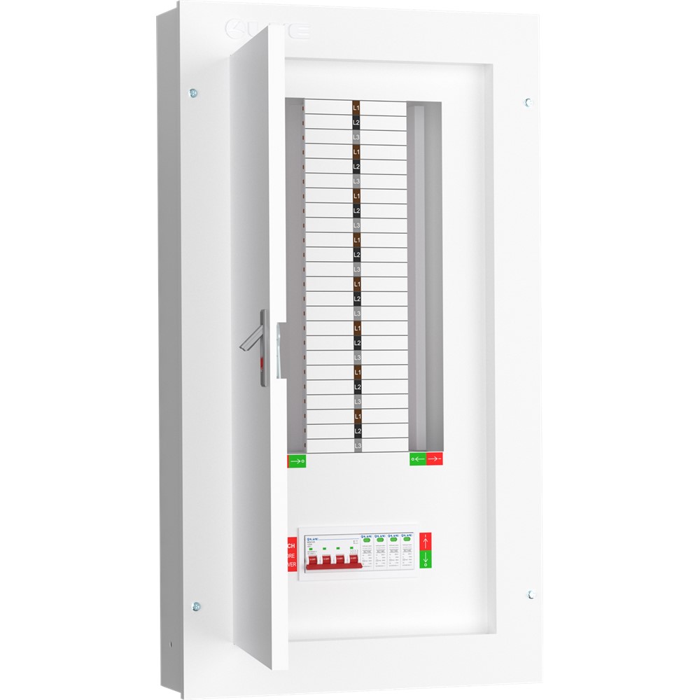 Liveelec TPN14-125S<BR> Distribution Board TP&N<BR> 14 Ways Surge Protected