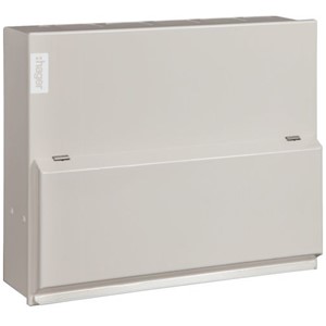 Hager VML106RK <BR>Consumer Unit 6 Way<BR>with 100A DP Isolator