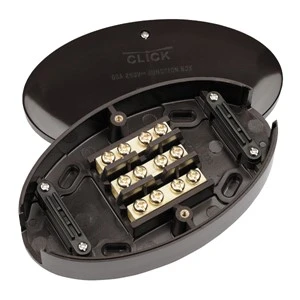 Click WA222 <BR>Junction Box 3Terminal 60A Brown