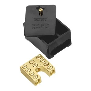 Click WA227 <BR>Junction Box 1P 100A<BR> Black