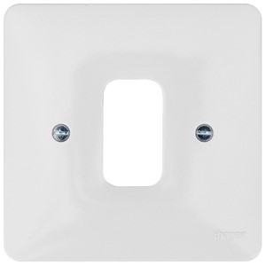 Hager WMGP1 Grid Plate 1 Gang White