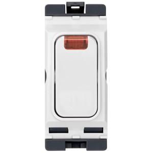 Hager WMGSDP2N Grid Switch 1W DP&LED 20A